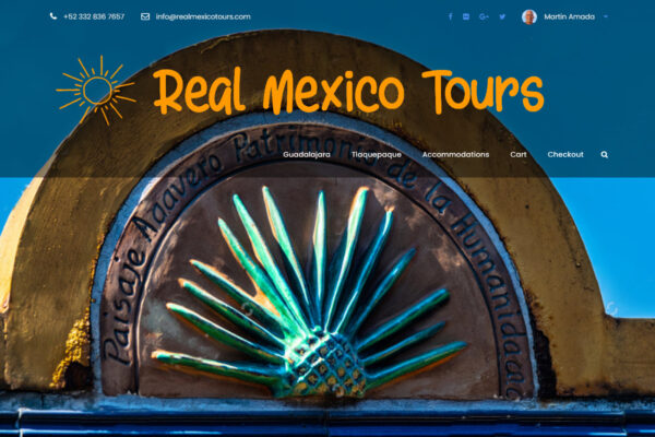 Mexico tourism web design